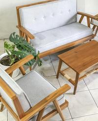 Gambar furniture Set kursi tamu sofa jengky mid-century dari jati classic official undefined 3 Tokopedia