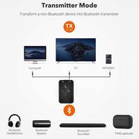 Gambar Bluetooth Transmitter Receiver 2in1 TV Audio Music 5.0 Wireless 3.5 mm dari IDT4 undefined 5 Tokopedia