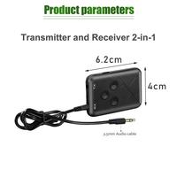 Gambar Bluetooth Transmitter Receiver 2in1 TV Audio Music 5.0 Wireless 3.5 mm dari IDT4 undefined 3 Tokopedia
