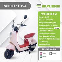 Gambar SEPEDA LISTRIK E-BIKE SAIGE LOVA SPEED 45KM/POWER 600W - GREEN dari warung teras05 undefined 2 Tokopedia