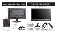 Gambar MINI LCD MONITOR 12 INCH MULTI INPUT HDMI-VGA-USB-AV-BNC - KENOWA K12 dari indiroyhome undefined 1 Tokopedia