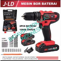 Gambar Mesin Bor Baterai 10MM dengan Impact | POWER TOOLS | MESIN BOR TANGAN dari Kajja8766 undefined 1 Tokopedia