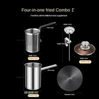 Gambar Stainless Steel Multifunction Pot With Lid Deep Fryer With Basket dari PLAZA INDO undefined 5 Tokopedia