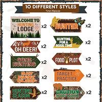 Gambar 20 Pieces Hunting Party Sign Gone Hunting Party Themed dari Home and Kitchen USA undefined 3 Tokopedia