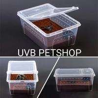 Gambar Tempat Reptil Tarantula Gecko Jangkrik merk Nomoypet - Hitam, S 19 Cm dari uvbpetshop undefined 4 Tokopedia