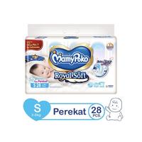 Gambar MamyPoko Royal Soft Tape NB30 NB 30 S28 S 28 M26 M 26 L22 L 22 Popok dari putrihidd_shop undefined 4 Tokopedia