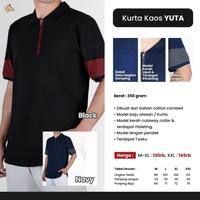 Gambar Kurta Kaos Pria Koko Navy Koko Hitam Dewasa Lengan Pendek Bahan Kaos - Black, M dari Gudang Salman Official undefined 1 Tokopedia