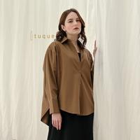 Gambar Kemeja Wanita Jumbo Termurah Formal Ootd Bisa Cod Fashion L8B5 Polos dari Day Fashion Store undefined 4 Tokopedia