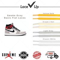 Gambar Tali Sepatu Air Jordan | Nike Dunk | Air Force 1 - Flat Basic Color - Dark Grey, 170cm dari ika-7 undefined 5 Tokopedia
