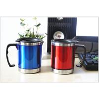 Gambar MUG TRAVEL STANDARD MUG CANGKIR STAINLESS STEEL 350 ML MUG KANTOR - Biru dari af stationery undefined 4 Tokopedia