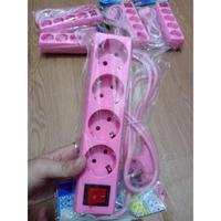 Gambar Colokan Listrik Stop Kontak Shabby pink 3 4 dan 5 lubang 15M Limited dari Fifit_official undefined 3 Tokopedia