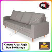Gambar Sofa Custom 4 Seat Abu - Aslii sofa(jogja) dari Majestic Furniture undefined 2 Tokopedia