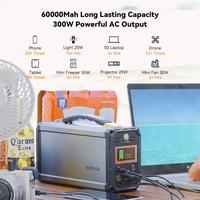 Gambar FlashFish 220V 300W Solar Generator 60000mAh Portable Power Station dari Yasa-Jaya79 undefined 2 Tokopedia