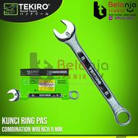 Gambar TEKIRO KUNCI RING PAS 8 MM - COMBINATION WRENCH 8 MM TEKIRO dari Belanja Teknik undefined 1 Tokopedia