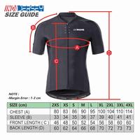 Gambar JERSEY Sepeda Roadbike Custom Motif Batik Lampung Lengan Pendek - 2XS dari INDI SUMATRA undefined 3 Tokopedia