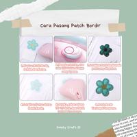 Gambar Simply Craft ID - BORDIR PATCH HEART WORD SERIES IRON ON/ PATCH BORDIR - Lovely Heart dari Simply Craft ID undefined 2 Tokopedia