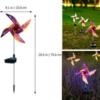 Gambar Lampu Taman Hias Solar Kincir Angin LED Outdoor Garden Stake LED Light dari Lampu LED Store undefined 3 Tokopedia