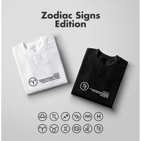 Gambar Kaos Baju Zodiac Zodiak Rasi Bintang Aries Aquarius Gemini Virgo Libra dari yaramarie store undefined 1 Tokopedia