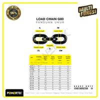Gambar Load Chain / Rantai Baja G80 - 10mm POWERTEC - Meteran dari powertec id undefined 3 Tokopedia