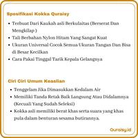 Gambar Tasbih Koka Bulat 99 Bulan Terompah Free Parfum & Gelang Kaoka -Hitam dari QURAISY KAUKAH undefined 4 Tokopedia