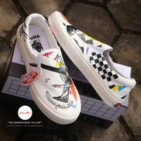 Gambar PROMO Sepatu Slip On Pria dan Wanita Vans Slip On Moma Premium dari jovanka,, undefined 2 Tokopedia