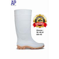 Gambar Sepatu Boot Karet AP Boots Terra Warna Putih Kuning dan Hijau dari arisha, undefined 3 Tokopedia