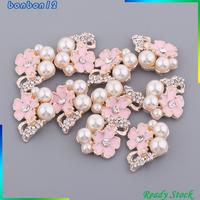 Gambar [Home Appliances] 10X Pearl Rhinestone Flower Button Flatback dari harun1234466777422 undefined 3 Tokopedia