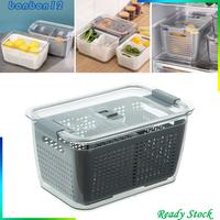 Gambar [Home Appliances] 3-In-1 Drain Basket Vegetable Fruit Partitions dari harun1234466777422 undefined 2 Tokopedia