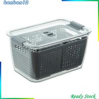 Gambar [Home Appliances] 3-In-1 Drain Basket Vegetable Fruit Partitions dari harun1234466777422 undefined 1 Tokopedia