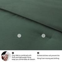 Gambar LEAFAX Queen Comforter Set Tassel - 5 Pieces Microfiber Bedding Set dari Home and Kitchen USA undefined 2 Tokopedia