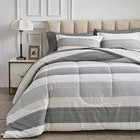 Gambar Joyreap 7 Piece Bed in a Bag Cotton, Luxury Bedding Set Queen dari Home and Kitchen USA undefined 1 Tokopedia