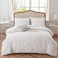 Gambar SLEEPBELLA Queen Size Comforter Set, White Bedding Set dari Home and Kitchen USA undefined 5 Tokopedia