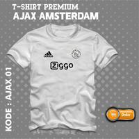 Gambar Kaos Distro AJAX AMSTERDAM (01) - Putih, M dari Marto Art Workshop undefined 3 Tokopedia