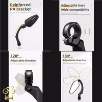 Gambar ROCKBROS FK-273 Round Kaca Spion Sepeda Bicycle Bike Rearview Mirror - Round Left dari Wof Premium undefined 4 Tokopedia