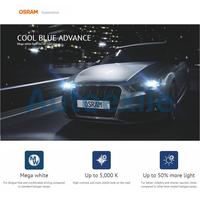 Gambar Osram Cool Blue Advance H4 60/55W 5000K Mega White CBA Lampu Mobil dari Long Corporation undefined 3 Tokopedia
