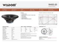 Gambar Komponen Speaker 18 Inch WISDOM W450-20C / W45020C Coil 4.5 Original dari RAM ELECTRONIK undefined 1 Tokopedia