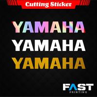 Gambar CUTTING STICKER TULISAN YAMAHA l STIKER MOBIL MOTOR KEREN - merah, 10 cm x 1.5 cm dari fastprinting89 undefined 1 Tokopedia