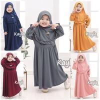 Gambar Setelan Baju Busana Balita Muslim Gamis Anak Perempuan Umur 1-4 Tahun - Mustard, 3 dari keepme-8 undefined 1 Tokopedia