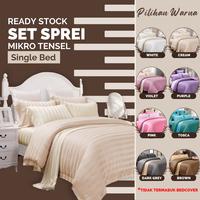 Gambar Sprei Mikro Tensel Motif Salur Warna Warni Ukuran 100X120 & 120X200 dari Eka Prfum undefined 3 Tokopedia