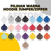Gambar CUSTOM HOODIE SATUAN DESIGN SUKA SUKA KALIAN (BORDIR) TERMURAH - 2 sisi bordir, M dari marbel-4 undefined 4 Tokopedia