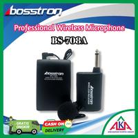 Gambar Mic Clip On Professional Wireless Microphone Jepit BOSSTRON BS-708A dari Berkat.Elektrik undefined 2 Tokopedia