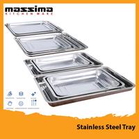 Gambar Massima Stainless Tray Nampan Persegi Serving Tray 36 x 27 x 2cm dari Massima Indonesia undefined 2 Tokopedia