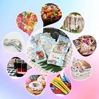 Gambar 50 Sheets/lot 5*9 CM Laser Thank You Greeting Card Gift Wrapping dari Satorus undefined 3 Tokopedia