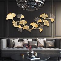 Gambar Luxury Wall Decoration 3d Gold / Hiasan Dinding Daun Ginkgo Besar Emas dari AestheticHome.Id undefined 1 Tokopedia