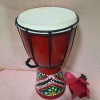 Gambar Kendang Djembe Gendang Jimbe Ukuran Besar Tinggi 40 cm Alat Musik dari Nadia Prabot undefined 5 Tokopedia