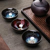 Gambar KAZU K26 CHINESE TEA CUP SET 4PCS KERAMIK GALAXY CAT EYE / CANGKIR TEH - Red Eye dari Kazu_NEW undefined 2 Tokopedia