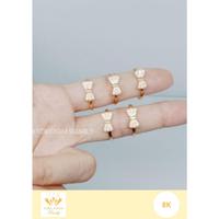 Gambar Unik Cincin Emas 375 Pita Mata Berat 072 - 1gram an Diskon dari yonna, undefined 2 Tokopedia