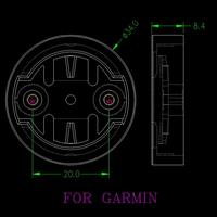 Gambar Mengxuan Bicycle Accessories Bike Computer Mount Adapter For Bryton dari dangg store undefined 3 Tokopedia