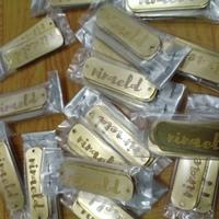 Gambar LABEL HIJAB BAHAN KUNINGAN FONT WARNA GOLD Sesuai Nama Brand - LINGKARAN, 1,5 x 1,5 cm dari Nugraha Label undefined 4 Tokopedia