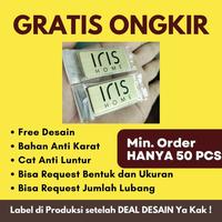 Gambar MEREK LABEL JILBAB Bahan Plat Stainless / Plat Kuningan GRATIS DESAIN dari Nugraha Label undefined 1 Tokopedia